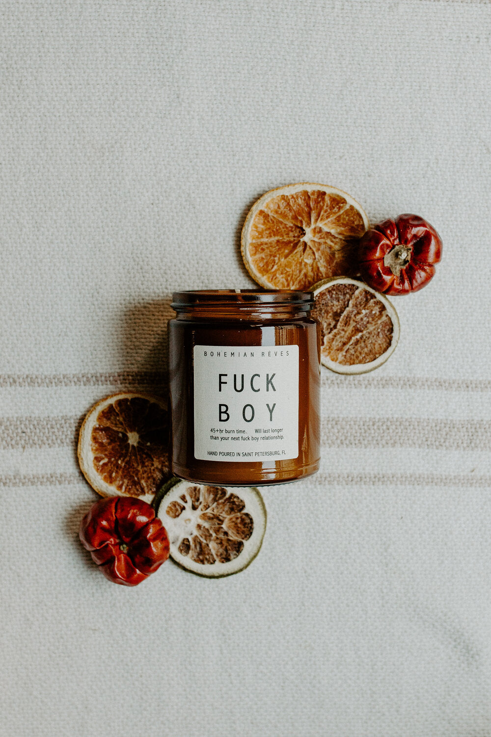 Fuck Boy Soy Candle「渣男」趣味工藝蠟燭