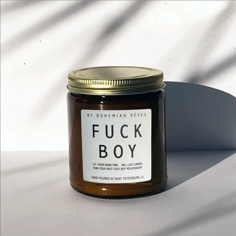 Fuck Boy Soy Candle「渣男」趣味工藝蠟燭